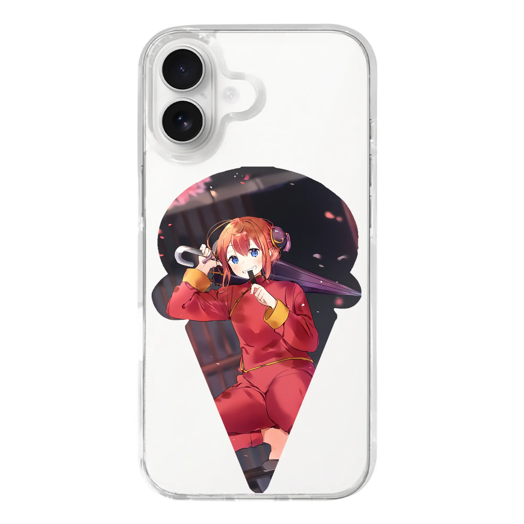 銀魂 グッズ 神楽 - iPhone 17シリーズ 透明スマホケース – 薄型・耐衝撃・精密フィット保護カバー